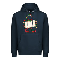 Navy customize christmas elf Premium Hoodie - CowGirlArtShop
