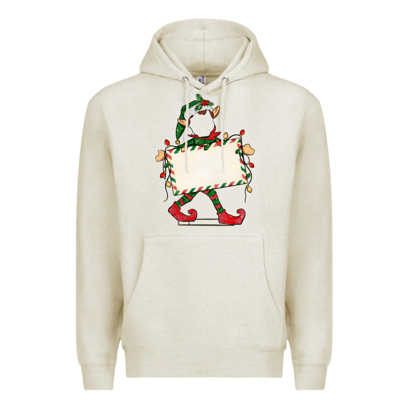 Customize Christmas Elf Premium Hoodie by CowGirlArtShop | Teevron