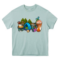 Arona camp coffee cups ado Heavy Core Tee - AdoDesignShop