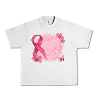 Lunar Rock customized breast cancer ribbon and background Urban Heavy Tee - MaliasSmallBusiness