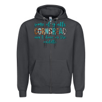 Smoke Some of Y'alls Cornbread Ain't Done In Middle Zipper Hoodie - texasbilliewilder