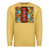 Antique Gold Mama Sunflower Premium Sweatshirt - CowGirlArtShop