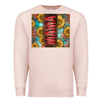 Pale Pink Mama Sunflower Premium Sweatshirt - CowGirlArtShop