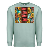 Seafoam Mama Sunflower Premium Sweatshirt - CowGirlArtShop