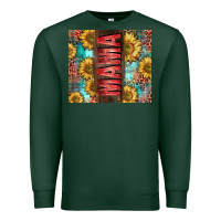 Sports Green Mama Sunflower Premium Sweatshirt - CowGirlArtShop