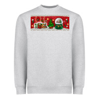 Heather Grey noel Heavyweight Sweatshirt - BundleAndBundleShop