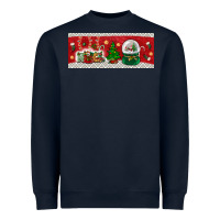 Navy noel Heavyweight Sweatshirt - BundleAndBundleShop