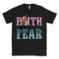 Black faith over fear Classic Tee - NancyCooperArtShop