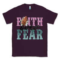 Plum faith over fear Classic Tee - NancyCooperArtShop