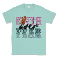 Seafoam faith over fear Classic Tee - NancyCooperArtShop