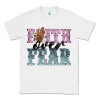 White faith over fear Classic Tee - NancyCooperArtShop