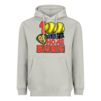 Moon Dust 100 days of home runs softball Heavyweight Hoodie - CowGirlArtShop