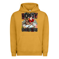 Pigment Peanut Butter Howdy Christmas Rodeo Santa Urban Hoodie - FaDigitalArtStudio