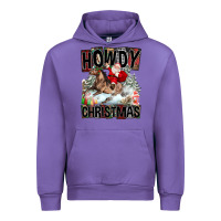 Tulip Howdy Christmas Rodeo Santa Urban Hoodie - FaDigitalArtStudio