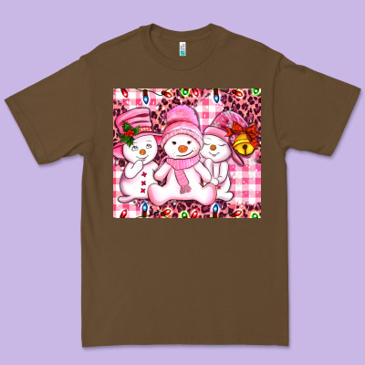 Pink Snowgirls Premium Tee Designed By Adodesignshop