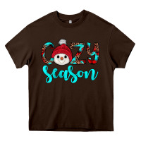 Chocolate Brown cozy season Heavy Core Tee - JahusDesignShop