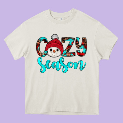 Cozy Season Heavy Core Tee Designed By Jahusdesignshop