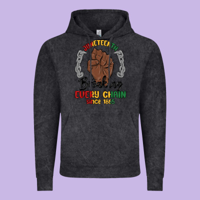 Every Chain Since 1865 Juneteenth Vintage Hoodie Designed By Maliassmallbusiness
