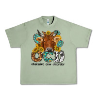 Oil Green obsessive cow disorder Urban Heavy Tee - NancyCooperArtShop