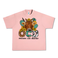 Salmon obsessive cow disorder Urban Heavy Tee - NancyCooperArtShop