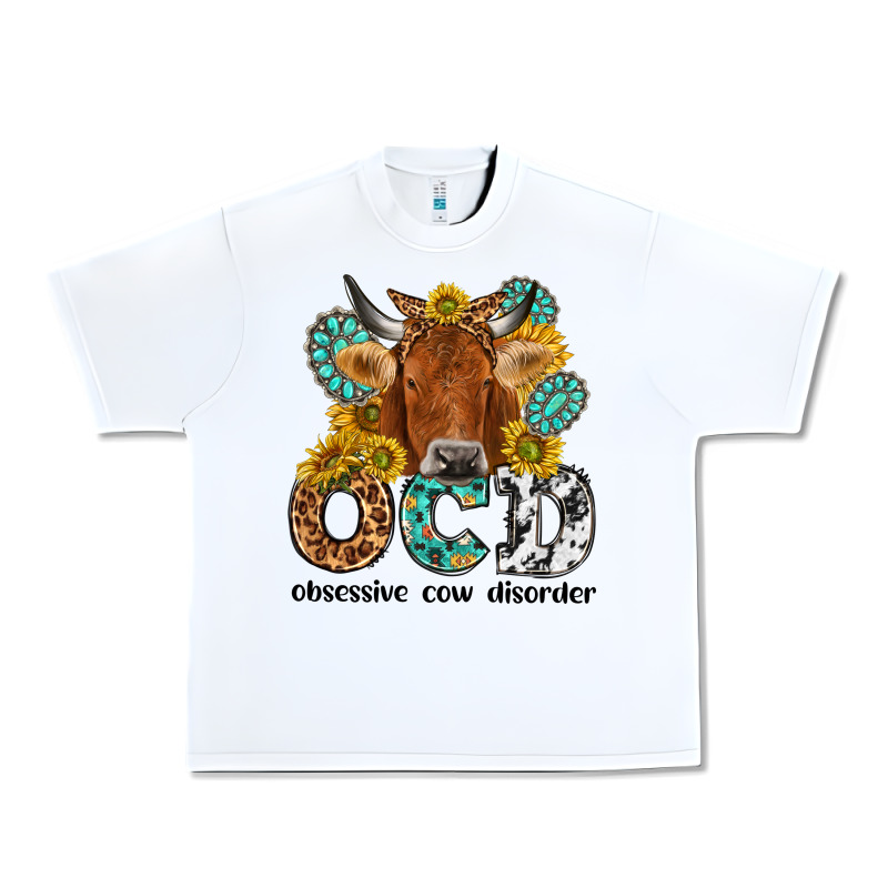Obsessive Cow Disorder Urban Heavy Tee by NancyCooperArtShop | Teevron