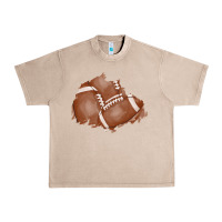 French Oak football patch Urban Heavy Tee - AdoDesignShop