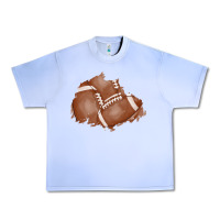 Grape Ice football patch Urban Heavy Tee - AdoDesignShop