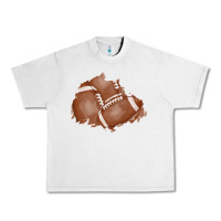 Lunar Rock football patch Urban Heavy Tee - AdoDesignShop