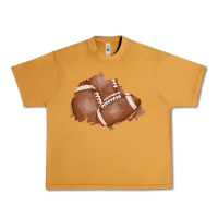 Peanut Butter football patch Urban Heavy Tee - AdoDesignShop