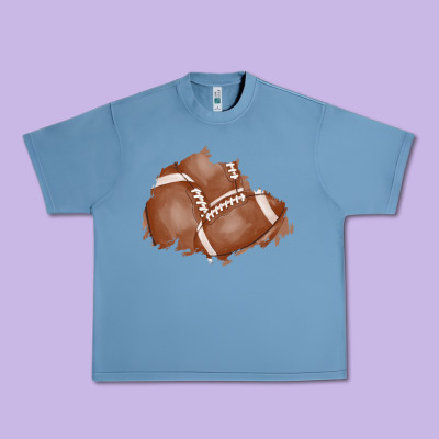 Football Patch Urban Heavy Tee Designed By Adodesignshop