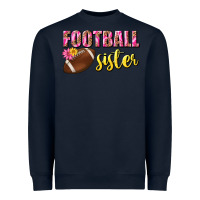Navy football sister Heavyweight Sweatshirt - BundleAndBundleShop