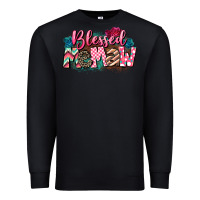 Black Blessed memaw Mother's Day Premium Sweatshirt - CowGirlArtShop