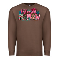 Chestnut Blessed memaw Mother's Day Premium Sweatshirt - CowGirlArtShop