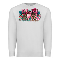 Dove Grey Blessed memaw Mother's Day Premium Sweatshirt - CowGirlArtShop