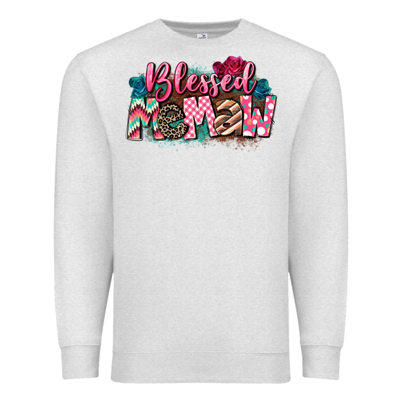 Blessed Memaw Mother's Day Premium Sweatshirt by CowGirlArtShop | Teevron