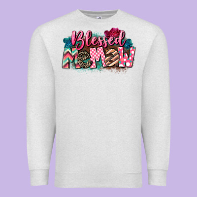 Blessed Memaw Mother's Day Premium Sweatshirt Designed By Cowgirlartshop