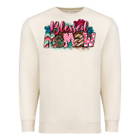 Sandshell Blessed memaw Mother's Day Premium Sweatshirt - CowGirlArtShop