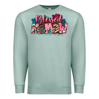 Seafoam Blessed memaw Mother's Day Premium Sweatshirt - CowGirlArtShop