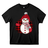 Black christmas snowman Heavy Core Tee - JahusDesignShop