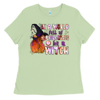 Matcha in a world full of princesses be a witch Ladies Tee - BundleAndBundleShop