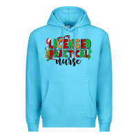 Ocean Blue licensed practical nurse Premium Hoodie - CowGirlArtShop