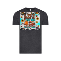 Vintage Black life is better by the campfire Vintage Tee - JahusDesignShop