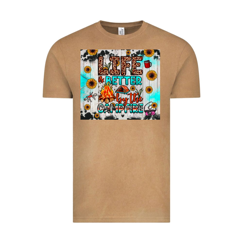 Life Is Better By The Campfire Vintage Tee by JahusDesignShop | Teevron