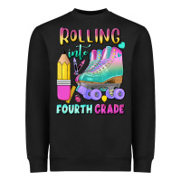Black rolling into fourth grade Heavyweight Sweatshirt - BundleAndBundleShop