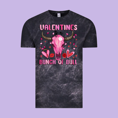 Valentines Is A Bunch Of Bull Vintage Tee Designed By Maliassmallbusiness