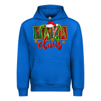 Cobalt Christmas Yaya Claus Urban Hoodie - FaDigitalArtStudio