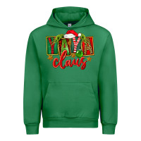 Emerald Christmas Yaya Claus Urban Hoodie - FaDigitalArtStudio
