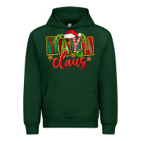 Forest Green Christmas Yaya Claus Urban Hoodie - FaDigitalArtStudio