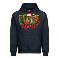 Navy Christmas Yaya Claus Urban Hoodie - FaDigitalArtStudio