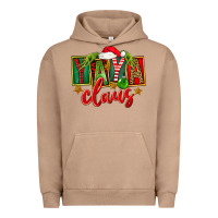Pigment Burro Christmas Yaya Claus Urban Hoodie - FaDigitalArtStudio